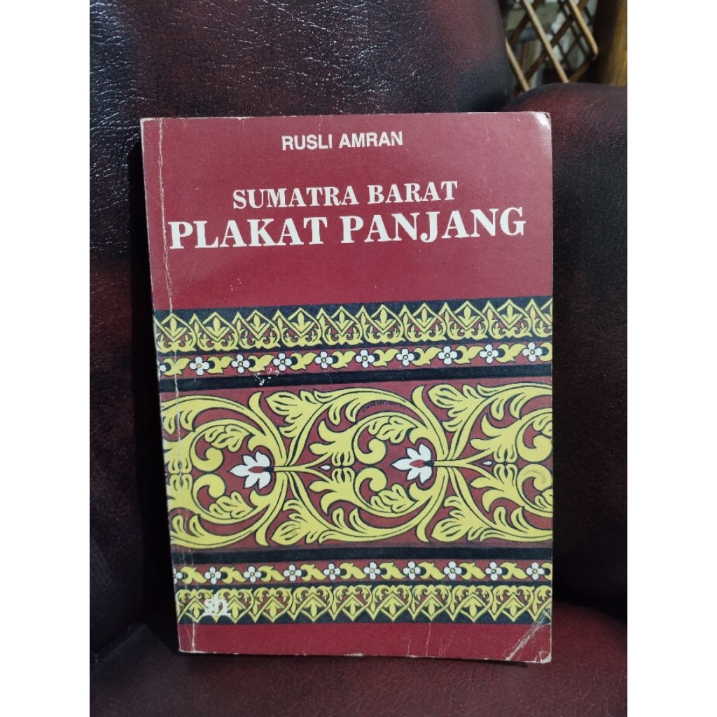 Buku Sumatra Barat Plakat Panjang - Rusli Amran
