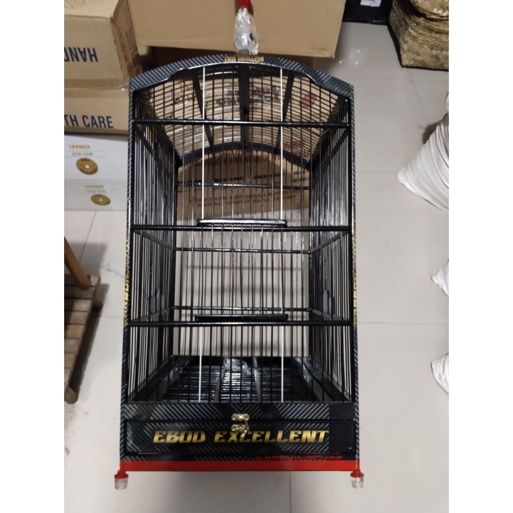 Sangkar kotak ebod decal excellant no 1,2,3 carbon original ebod jaya