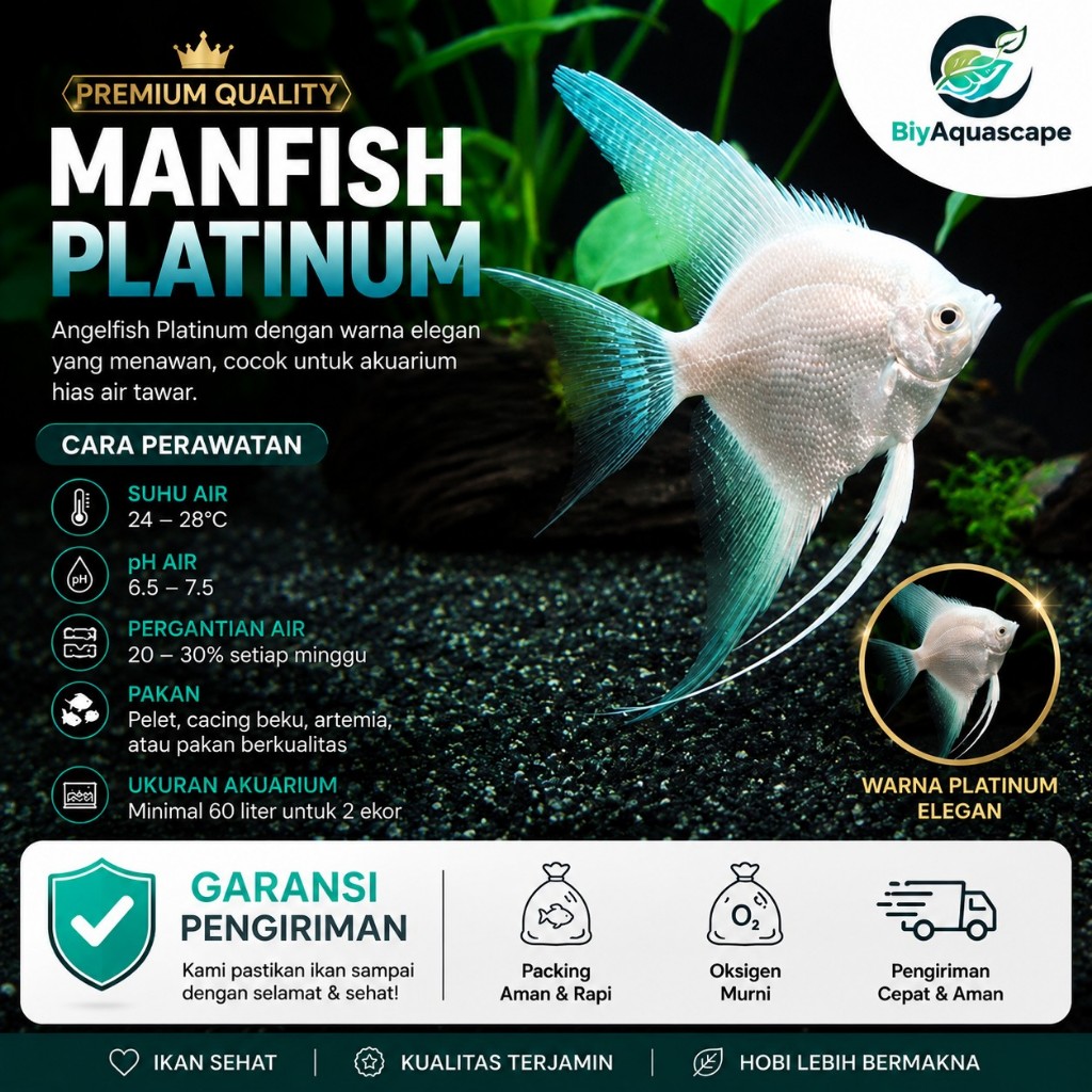 IKAN HIAS AQUASCAPE MANFISH / IKAN HIAS AQUASCAPE LAYANG LAYANG