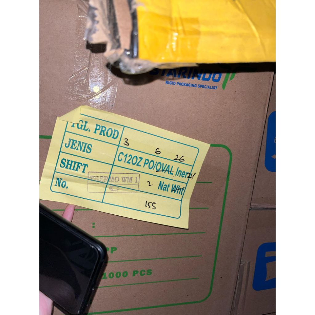 1DUS STARINDO POLOS 12OZ DATAR 7G ISI 1000PCS