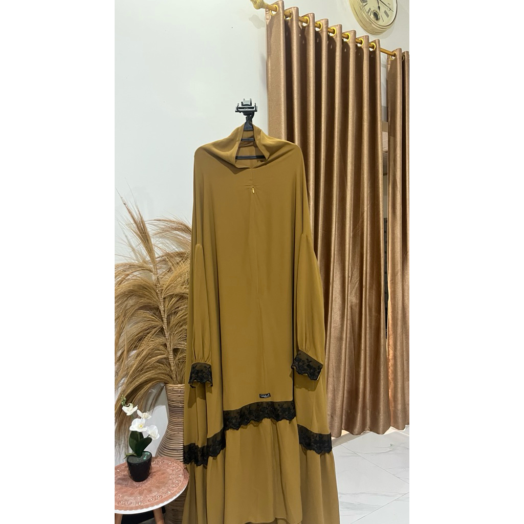 OVERHEAD French Khimar Termurah | Overhead Khimar | Terusan | Gamis overall | French Khimar Onepiece