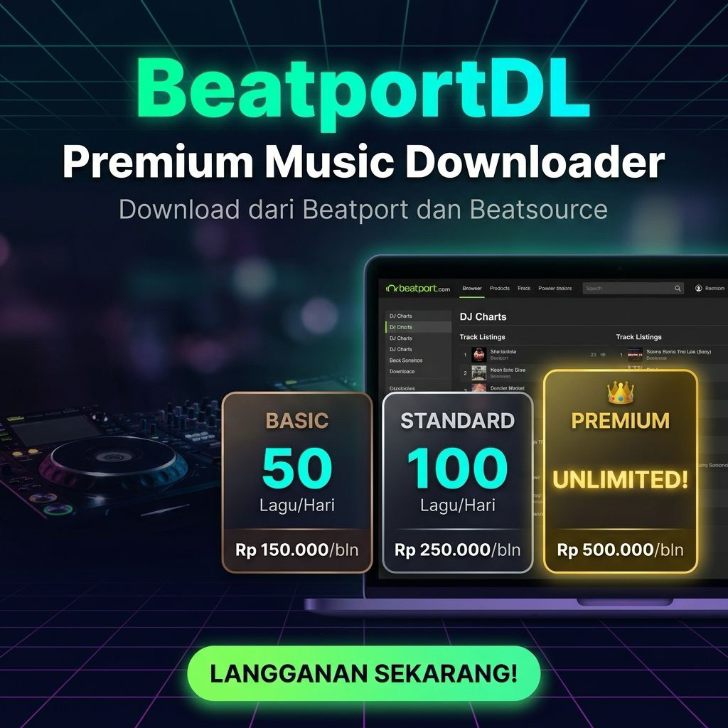 Panen Lagu Beatport Download FLAC/WAV/MP3 Murah - Website Otomatis