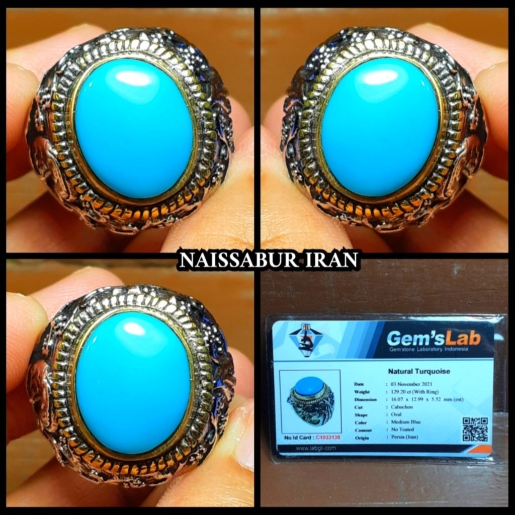 batu pirus blue persian iran asli iran selat hormuz