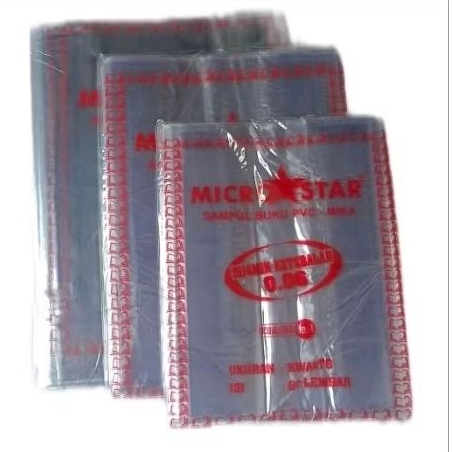 (10 Lembar) Plastik Sampul Mika Tebal / Plastik Mika Sampul Buku