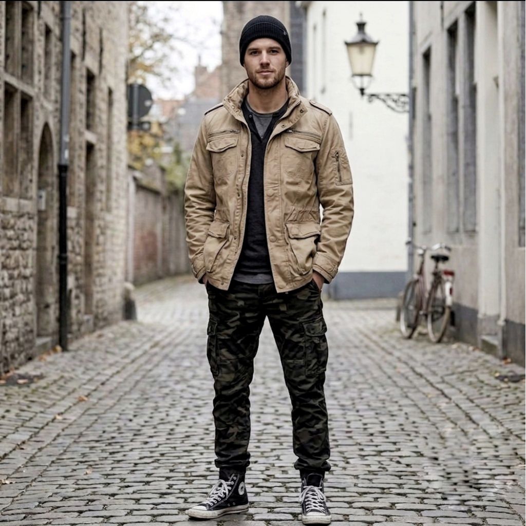 CLRIDE.n utility field jacket