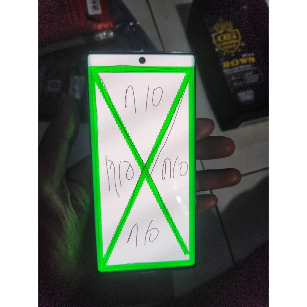 lcd samsung note 10 biasa minus ringan