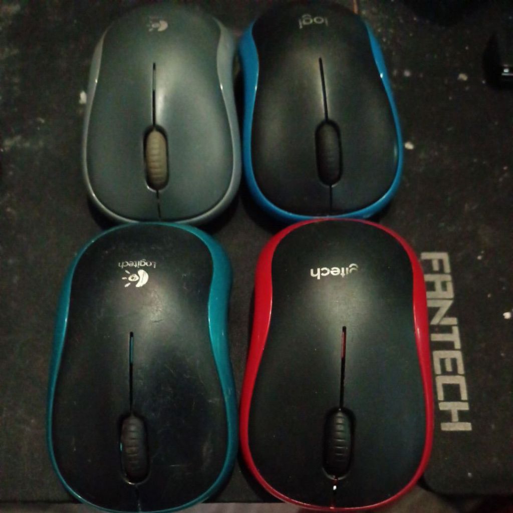 Mouse wireless Logitech M185 plus dongle (bekas)