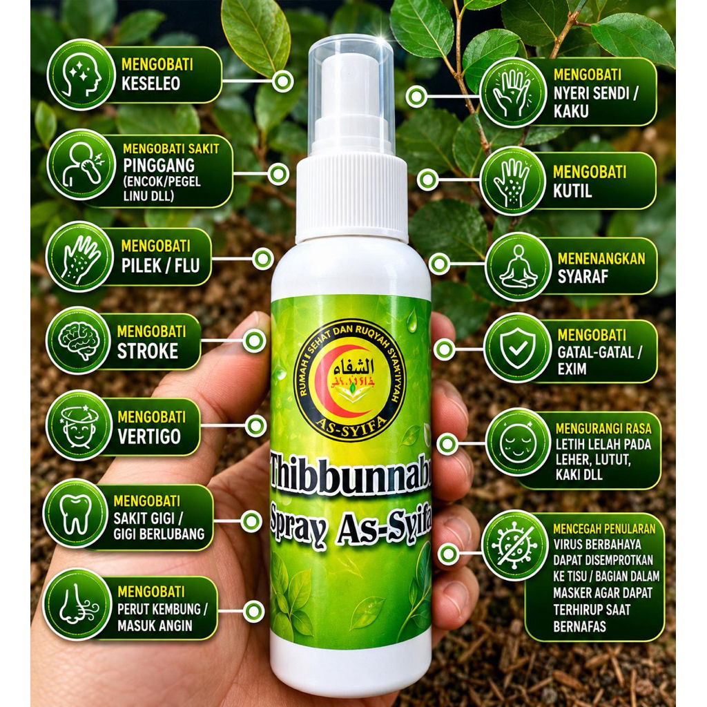 Herbal As Syifa At Thibbunnabawie spray original