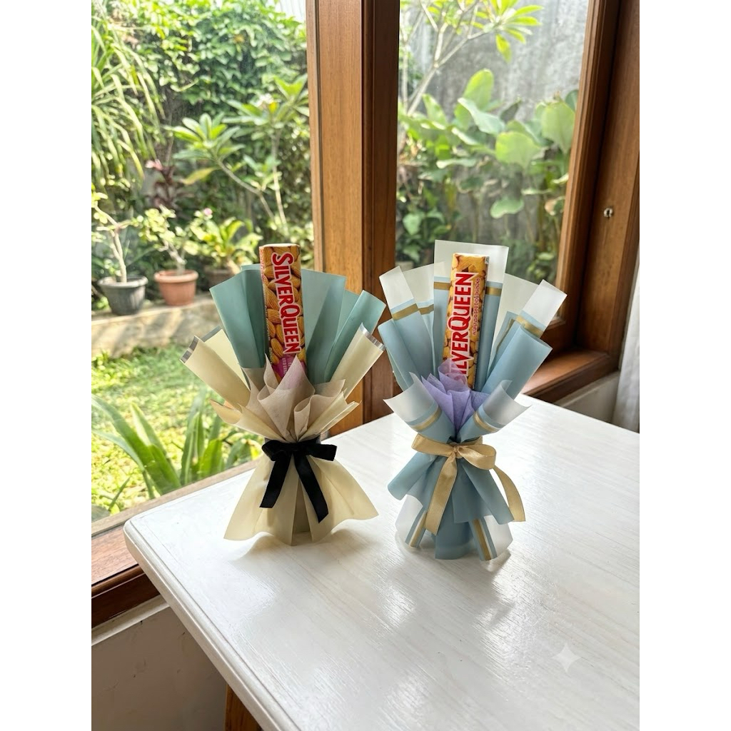 Buket Coklat Silverqueen mini 1 pcs