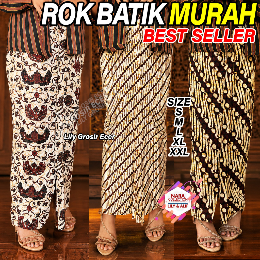Batik Wiru Sogan Rok Batik Wiru Sogan Gading Coklat Bawahan Kebaya Wanita