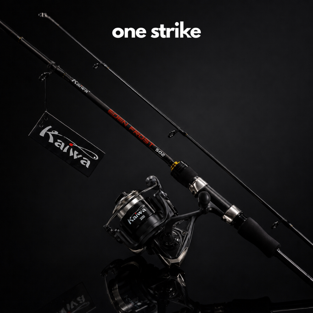 Joran Set Pancing Lentur Reel Dengan Free Senar Sambung Dua Japanese Style Eden Frost