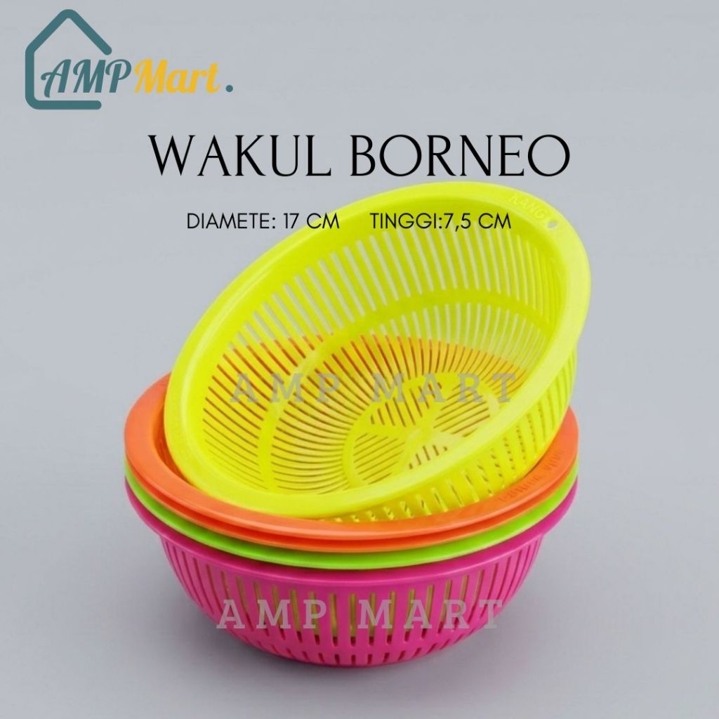 (12 PCS) WAKUL PLASTIK / BAKUL PLASTIK / WAKUL MINI / WAKUL SOUVENIR / WAKUL CUCI SAYUR, BUAH, DAN B