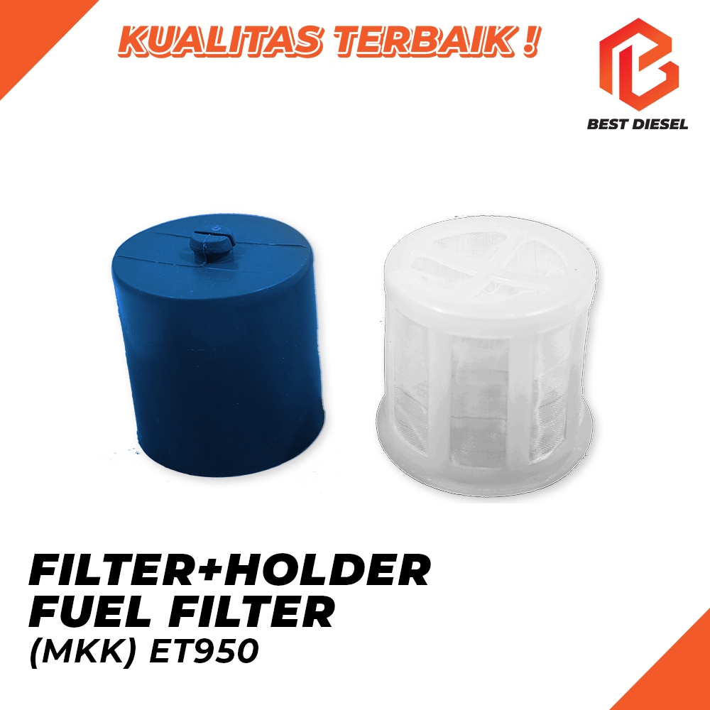 (PREMIUM) Filter Solar + Holder ET950 Fuel Filter Mesin genset MKK