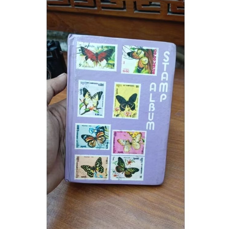 album perangko lama filateli antik jadul vintage