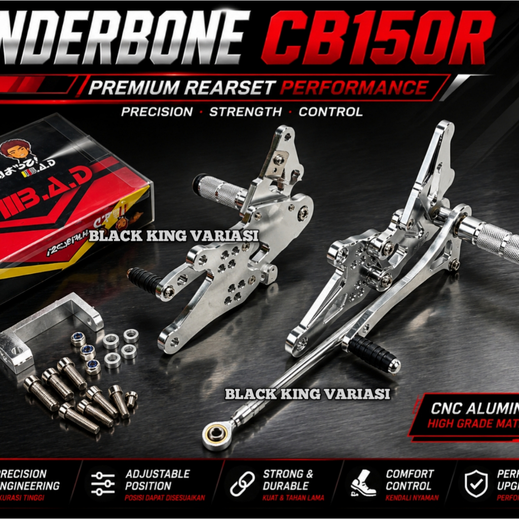 Underbone CB150R CB150 Step Congkel CB150 Underbone Footstep CBR150R Step Underbone Under Bone CBR F