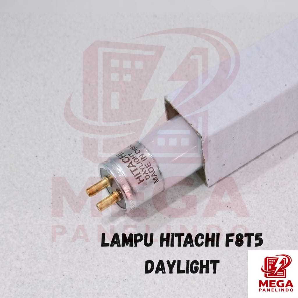 Lampu Neon TL T5 Hitachi 8 Watt F8T5 / D  Putih kwalitas setara Hitachi Japan
