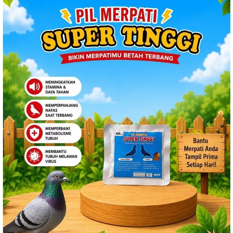 JAMU MERPATI SUPER TINGGI DOPING PIL MERPATI TINGGIAN