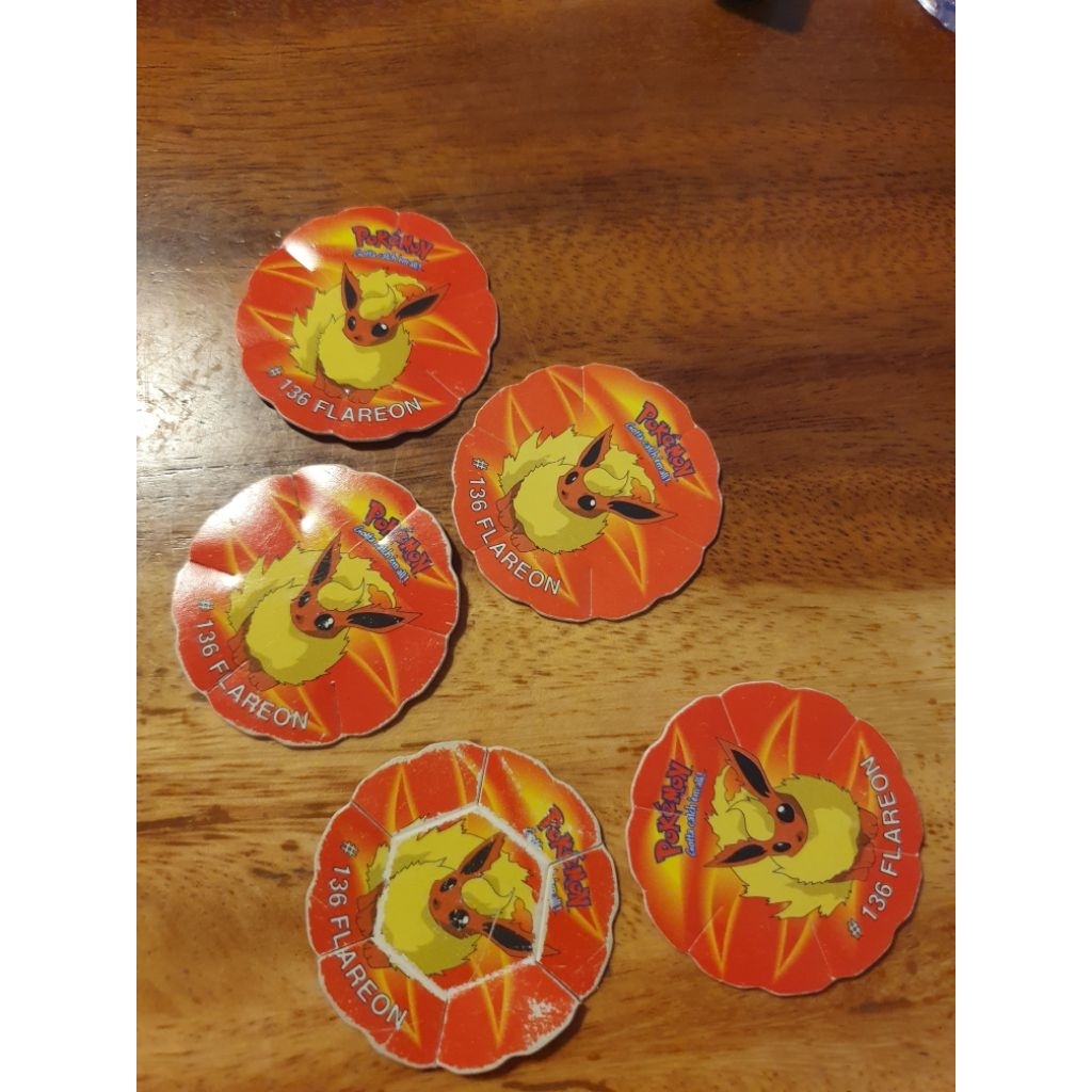 Tazos Smash Pokemon Flareon