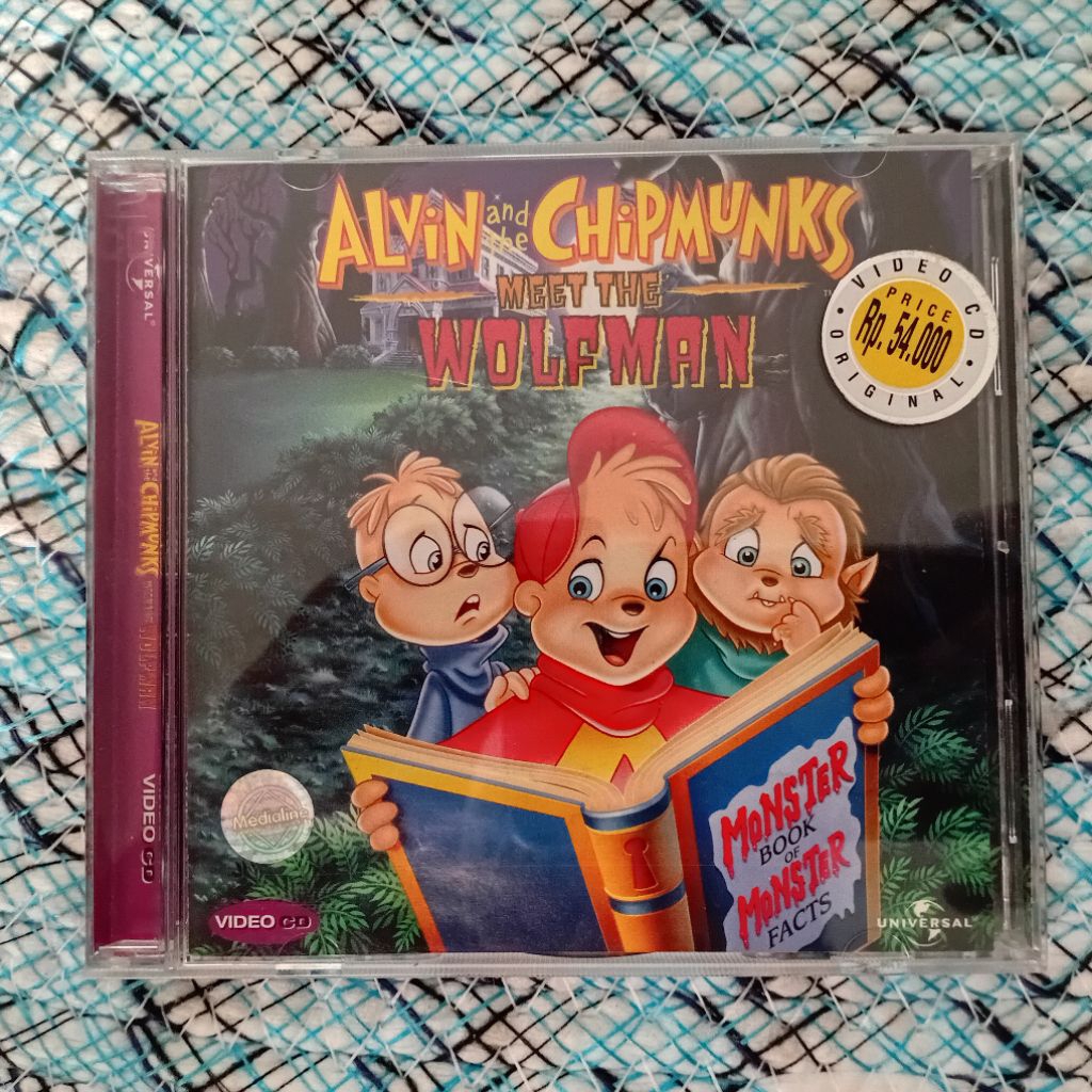 VCD Alvin and the Chipmunks Meet the Wolfman (2000) Teks Indonesia Original Universal Cartoon Studio