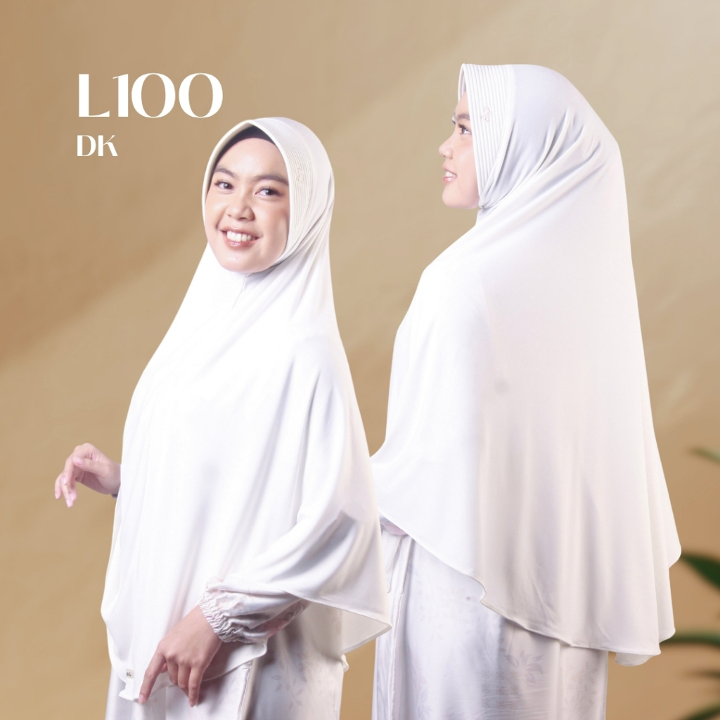 Jamilah | Hijab Syari Jumbo Pet Tebal  Bergo instan Jersey Premium - L100 Dk