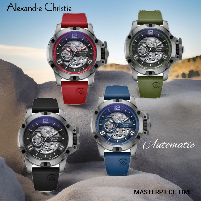 ALEXANDRE CHRISTIE AC 6295MTR AUTOMATIC JAM TANGAN PRIA ORIGINAL GARANSI RESMI