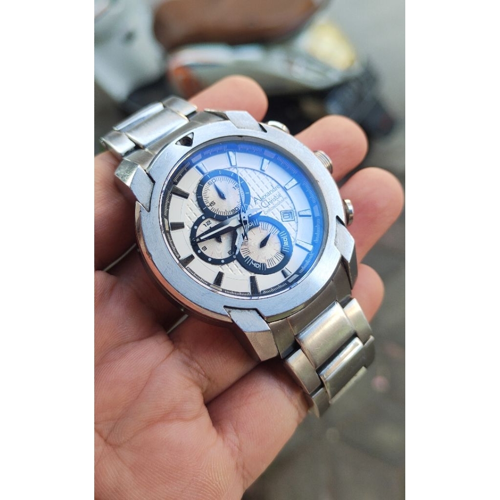 jam tangan original Alexandre Christie pria second bekas preloved