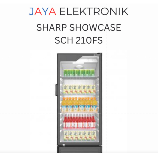 Kulkas Showcase SHARP SCH 210FS