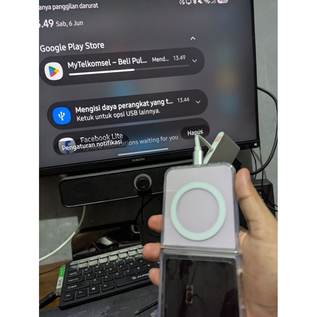 Samsung z flip 5 minus lcd