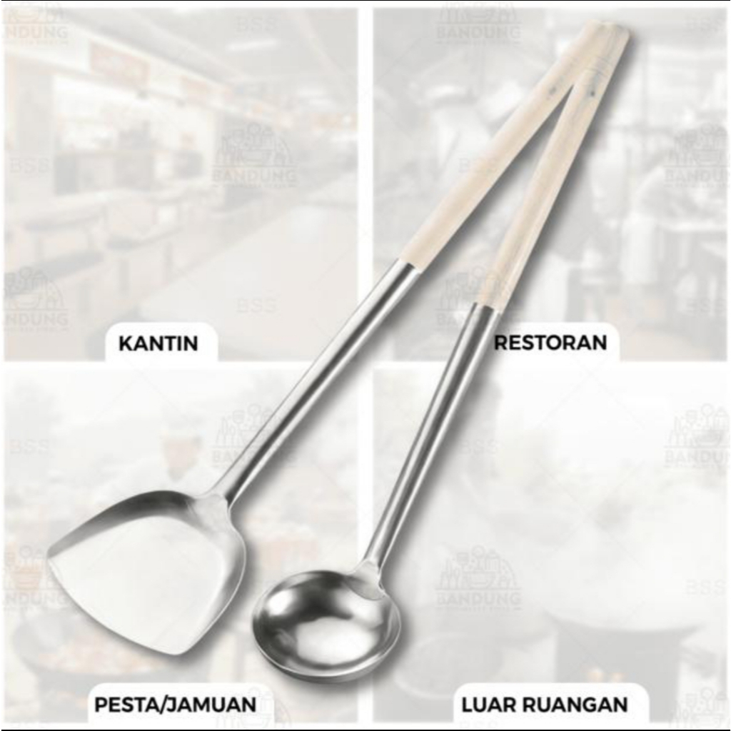 Sodet Spatula/ irus Besar Jumbo Stainless / Sutil Staenless Jumbo 82CM