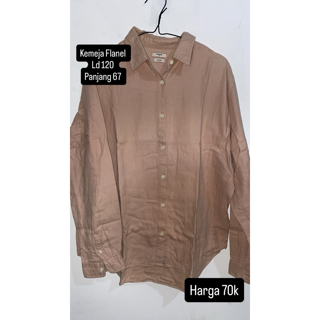 PRELOVED KEMEJA FLANEL POLHAM