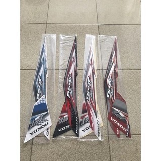STIKER STRIPING LIS BODY MOTOR HONDA BEAT 2014