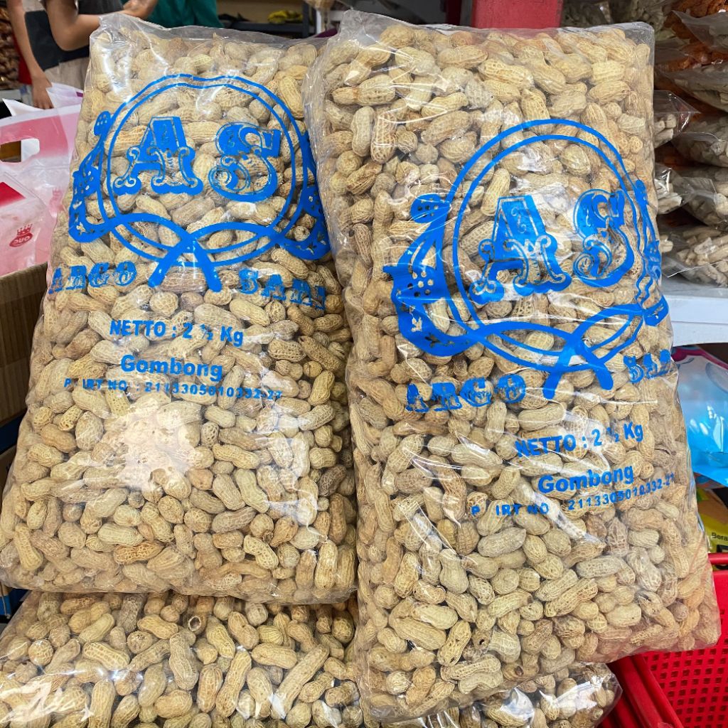 Kacang Kulit Asin 1Ball Kacang Kulit Asin/Kacang Garuda UD.ARISKA SNACK