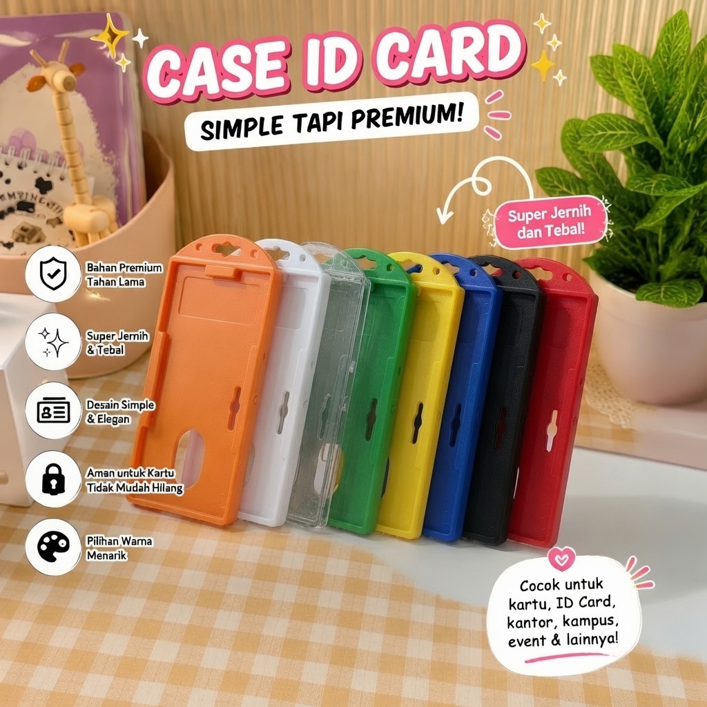 ID Card Plastik / ID Card / Frame ID Card / Casing ID Card / Name Tag Plastik / ID Card Holder