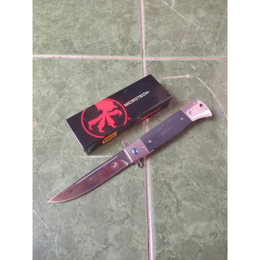 Pisau Lipat Survival FA86 Microtech Outdoor Camping Bushcraft Import