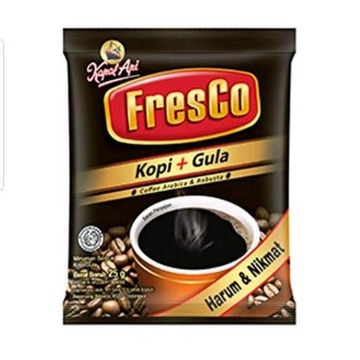 Kopi Hitam + Gula Hitam Fresco 1 renceng  Istimewa