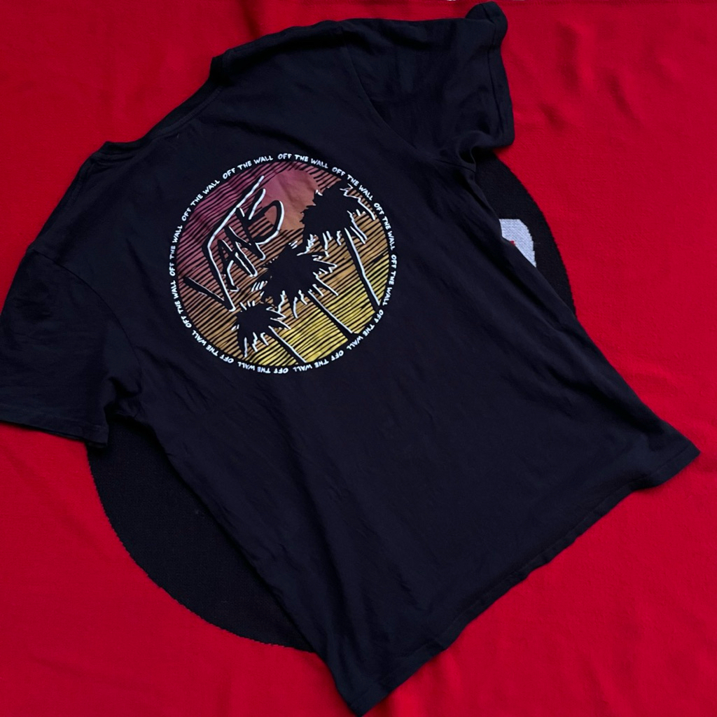 Vans Tshirt Black Kaos