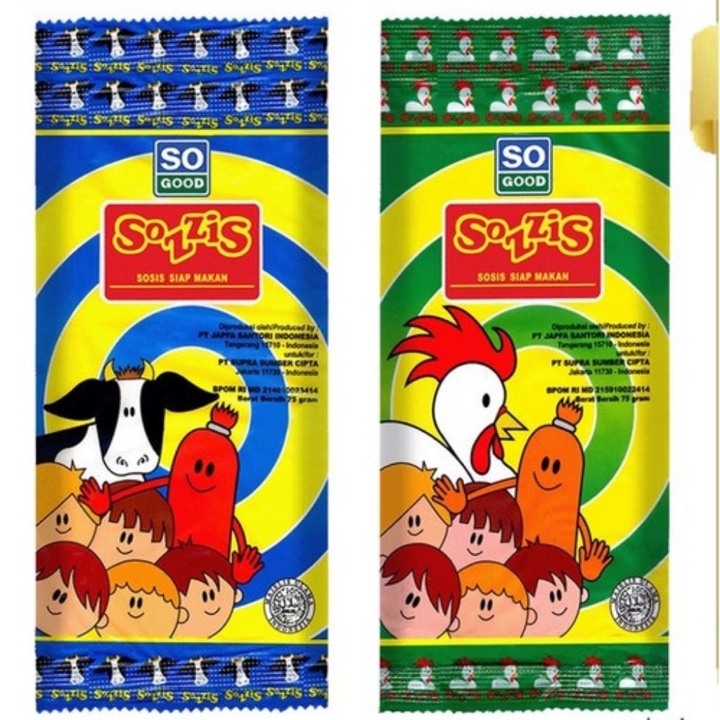 SO NICE SOZZIS Sosis Siap Makan Ayam Sapi 75 g