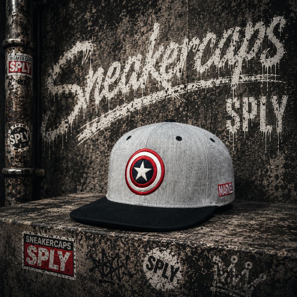 Topi Preowned Snapback Marvel Official Capten America