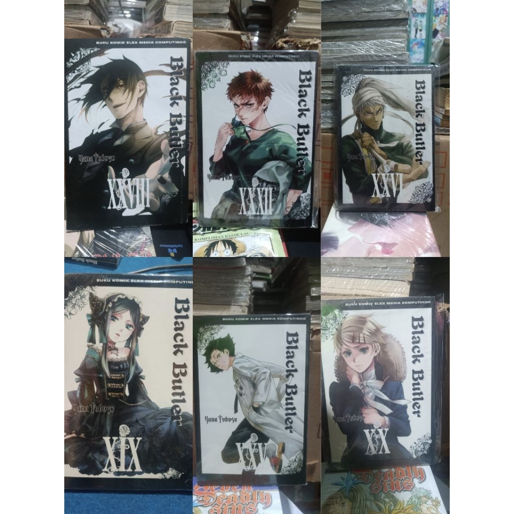 Komik black butler 26,28,32 segel / komik black butler vol 26,28,32 segel