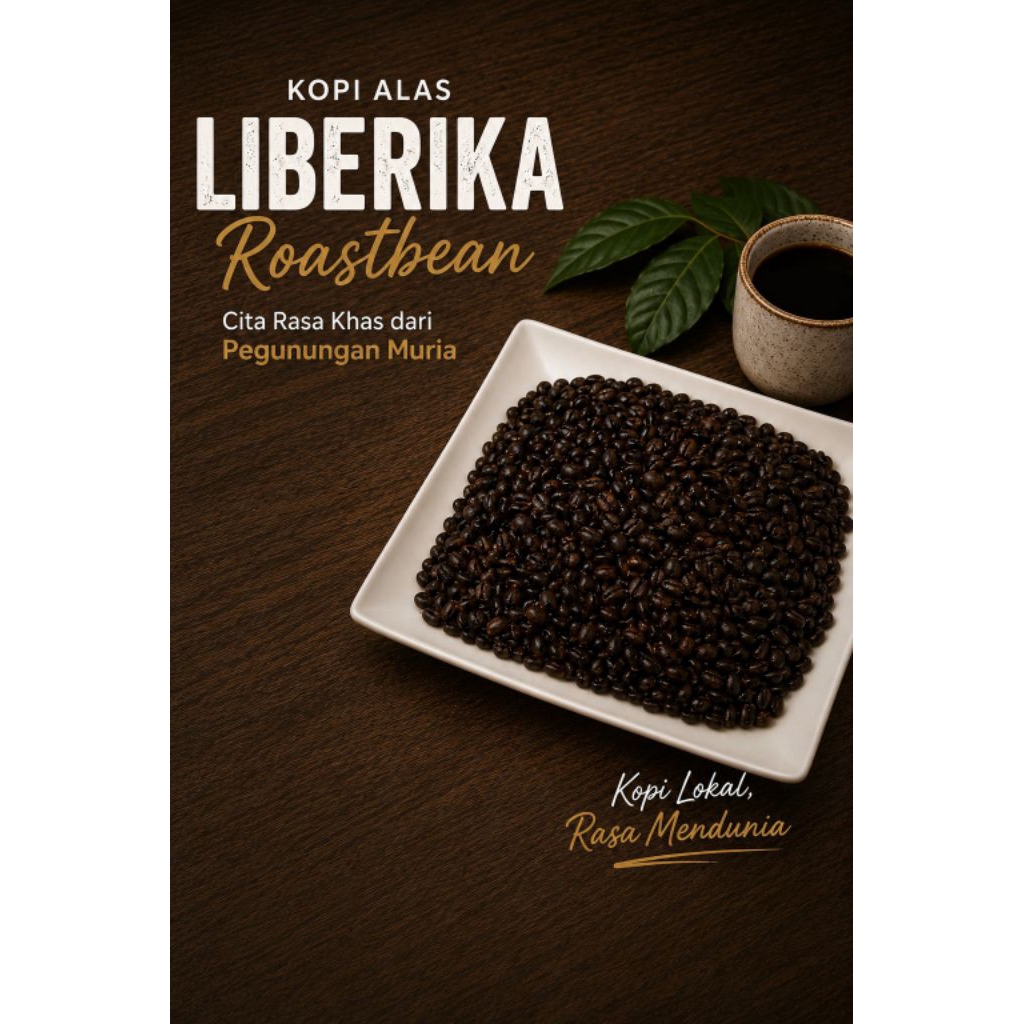 kopi liberika/kopi nongko roastbean