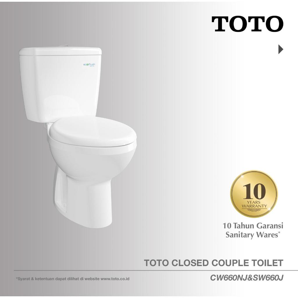 TOTO Closet CW660NJ/SW660J | Closet Duduk - Kloset - Kloset Duduk