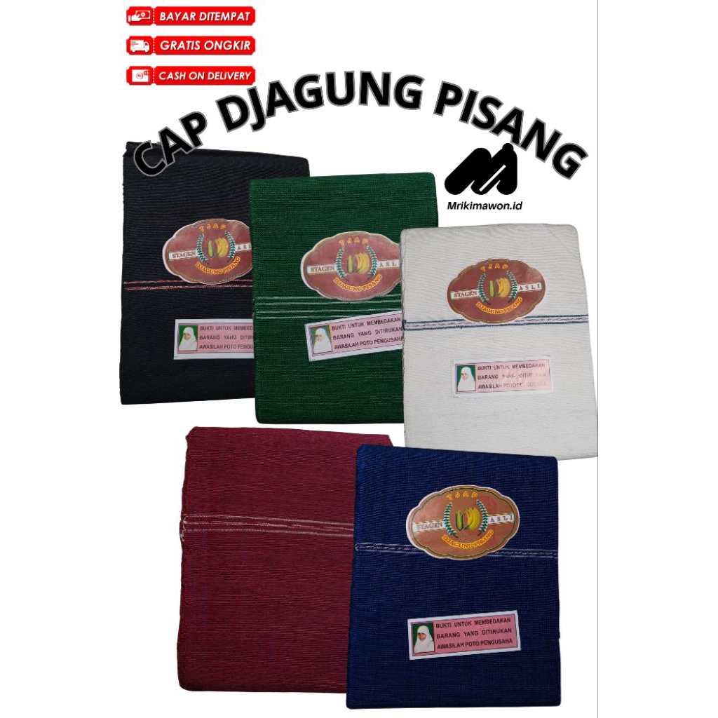 Benting 5-10m | stagen djagung pisang | kendit melahirkan | ikat kebaya | stagen lilit panjang | ben