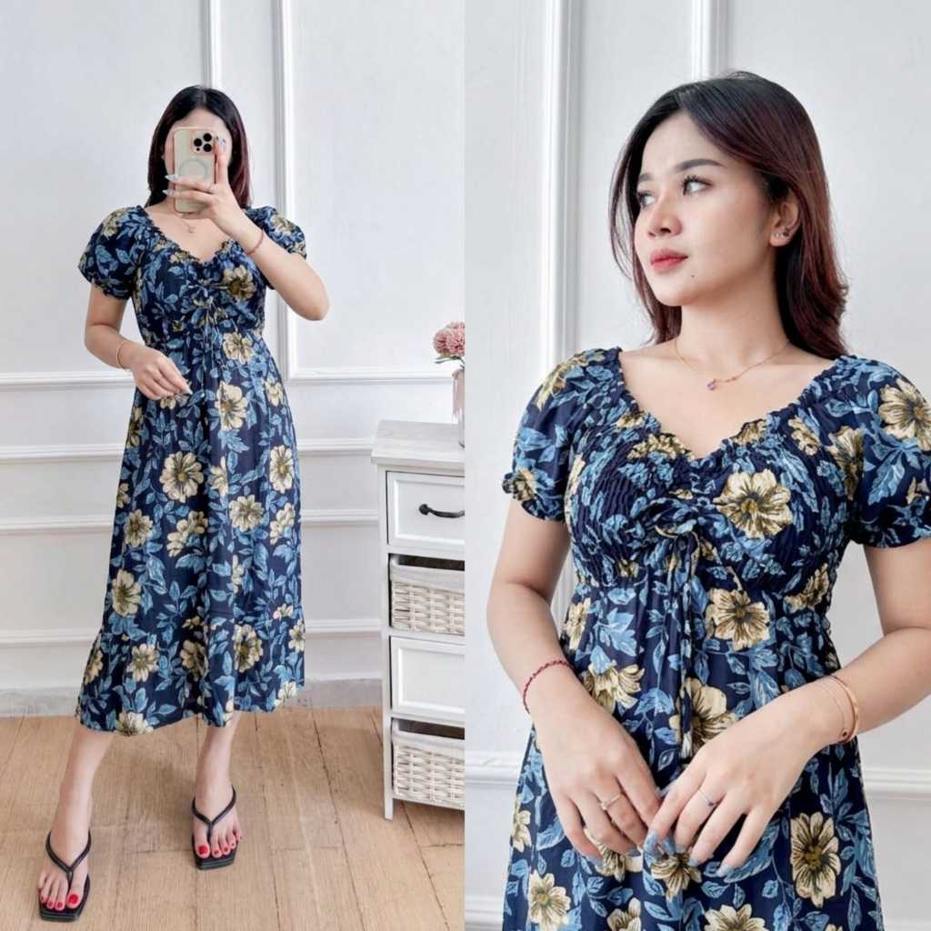 DASTER CASANDRA PREMIUM/ DASTER KERUT DADA/ DASTER KOREA/ DRESS KOREA/ DRESS RUFFLE/ DRESS SABRINA/ 