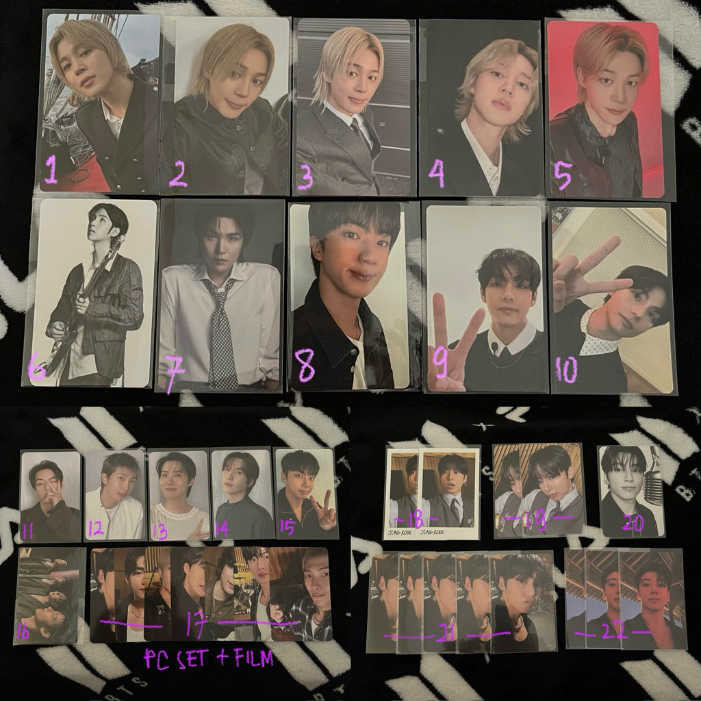 PHOTOCARD PC POB ARIRANG WEVERSE JAPAN GLOBAL UMS BTS