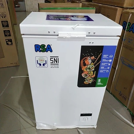 RSA CF 110 / RSA CF-100 Chest Freezer Box 100L ORIGINAL GARANS RESMI