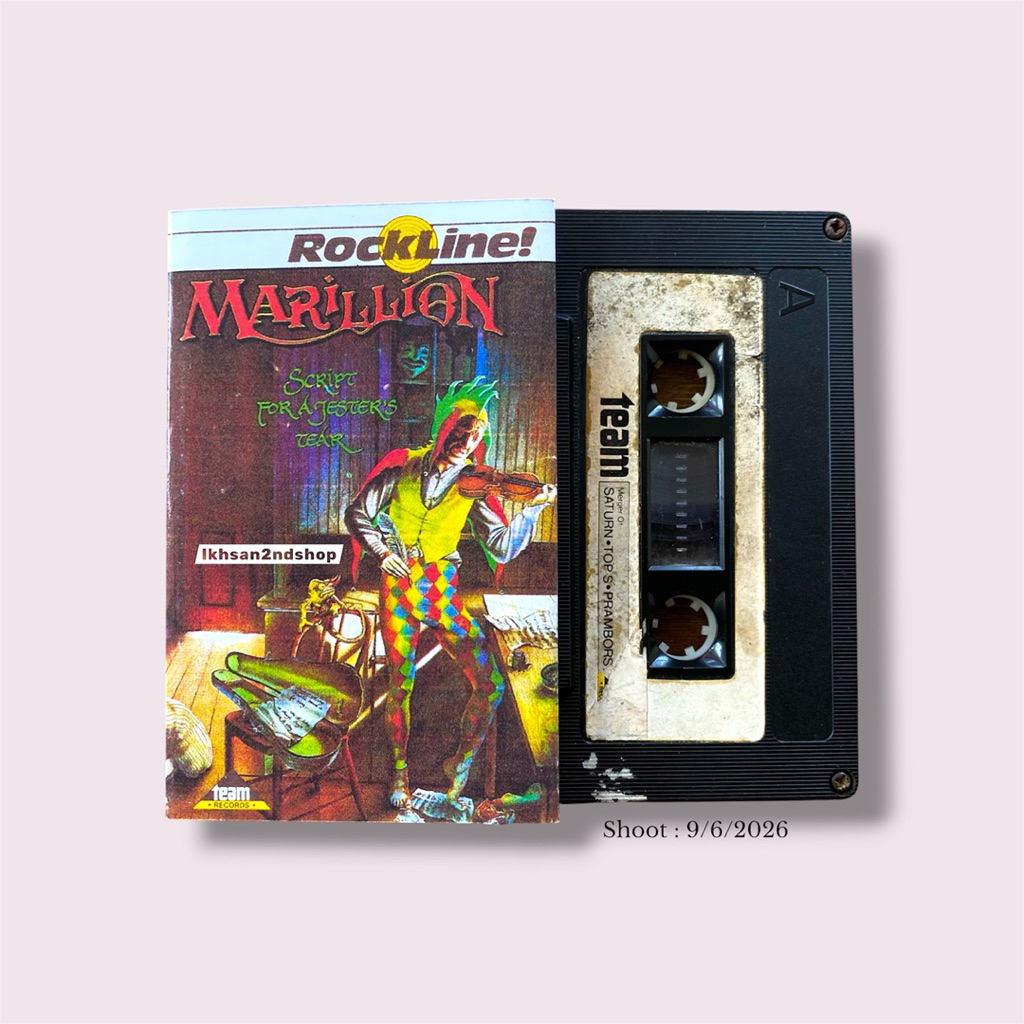 Kaset Pita Marillion - Script For A Jester’s Tear