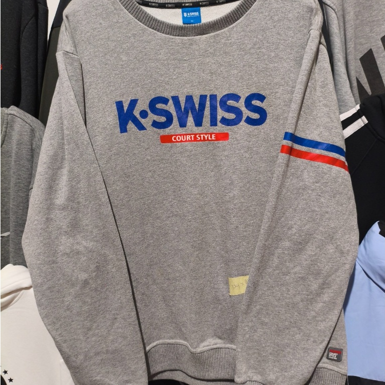 Jaket Sweater Sweatshirt Jacket Crewneck KSWISS