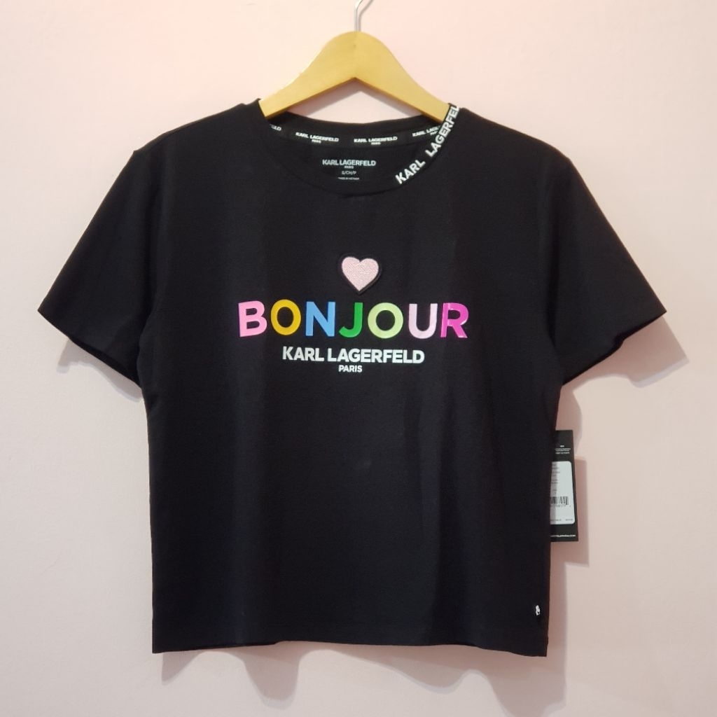kaos KL hitam bonjour