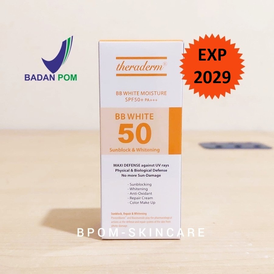 Theraderm BB White Moisture SPF50 Whitening Sunblock Cream from Korea