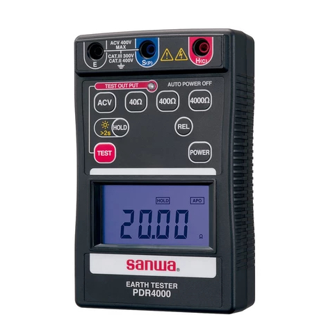 Digital Earth Tester PDR4000, PDR 4000 Digital Earth Tester